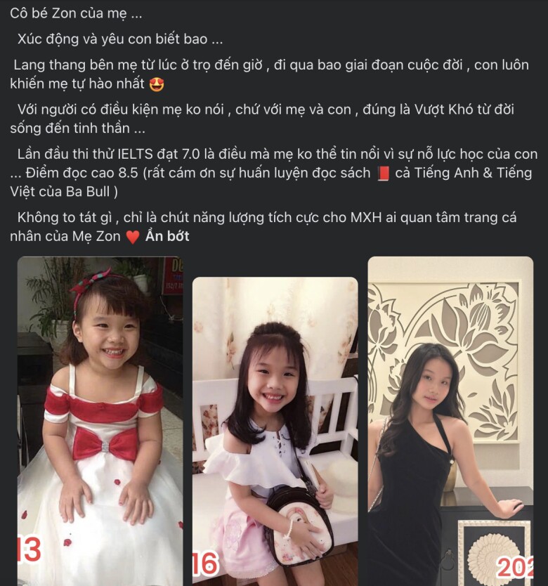 Ca sĩ Thu Phượng từng làm mẹ đơn thân khó khăn sau ly hôn Thành Trung, giờ tự hào có con gái xinh giỏi, thi IELTS 7.0 - 3