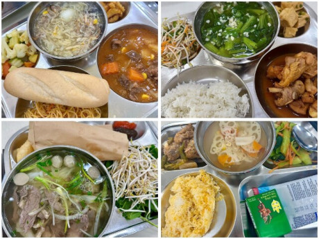 Cơm trưa ở "ngôi trường học phí 9 con số" gây xôn xao cõi mạng, nhiều phụ huynh bàn tán lượng thức ăn