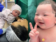 Yêu con - "Dở khóc dở cười" với 1001 khoảnh khắc "chào sân" của bé sơ sinh khi vừa được lấy ra khỏi bụng mẹ