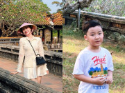 Yêu con - Hoà Minzy khoe loạt ảnh đưa bé Bo đi du lịch cùng Đại uý Văn Cương, bức hình cuối khiến dân mạng liên tục bình luận