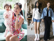 Yêu con - Con gái Phạm Quỳnh Anh - Quang Huy dậy thì dáng chuẩn vượt mẹ, chạm mốc chiều cao thi Hoa hậu