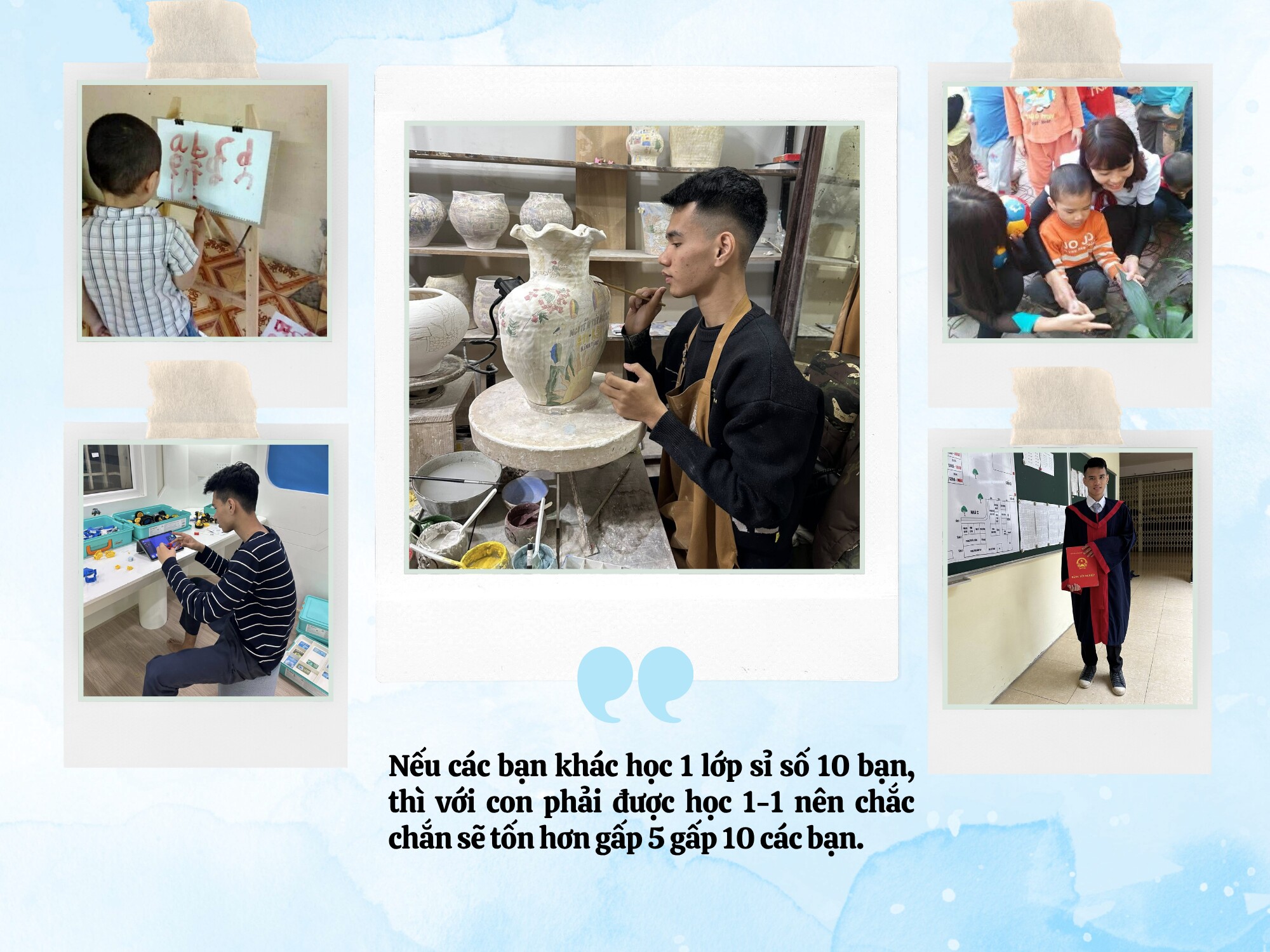 Mẹ trẻ xinh Cà Mau ngày nào cũng vượt 70km chở con tự kỷ đến trường, học phí 10 triệu/tháng, có mẹ Hà Nội chi gấp 5 - 8