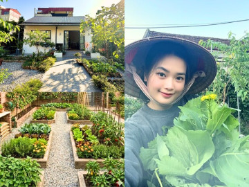 Không thể mua nhà Hà Nội, gái xinh 9X về Bắc Ninh vay tiền xây tổ ấm 85m2 xinh như mộng, vườn trồng đầy hoa trái