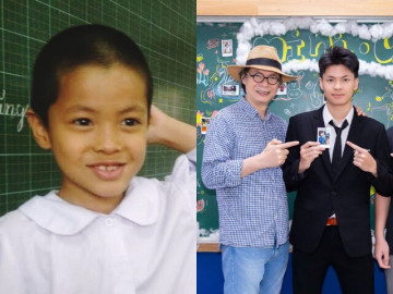 Bé trai răng thưa “Bố ơi mình đi đâu thế” từng chiếm sóng VTV, giờ dậy thì đẹp như tài tử nhận không ra