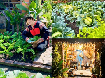 Nhà đẹp - Chỉ tốn vài chục nghìn đồng, chàng hotboy dân tộc biến 576m² đất trống thành khu vườn sum suê, rau củ ăn hoài không hết