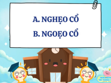Cặp từ tiếng Việt 99/100 người trả lời sai: Nghẹo cổ hay ngoẹo cổ mới đúng chính tả?