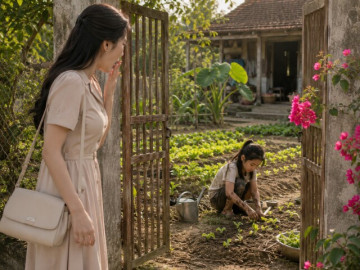 Yêu con - Về quê thăm con gái nghỉ hè sau 1 tháng ở nhà chị dâu, tôi thất thần khi con bị “bóc lột” mỗi ngày