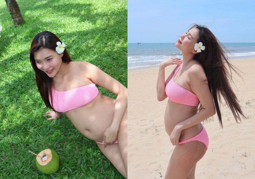 Thúy Diễm đang ở tháng thai kỳ thứ 4.