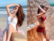Giải trí - "Công chúa" nổi tiếng đẻ xong càng đẹp, mặc bikini nóng bỏng được đại gia Hà Tĩnh đưa đi du lịch khắp nơi
