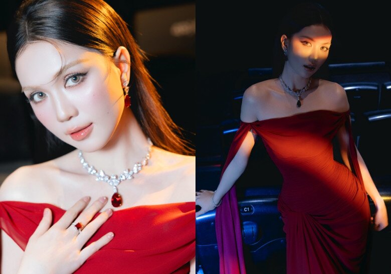 Hình ảnh của Ngọc Trinh không còn gợi cảm quá đà, mà đã tiết chế nhiều so với trước.