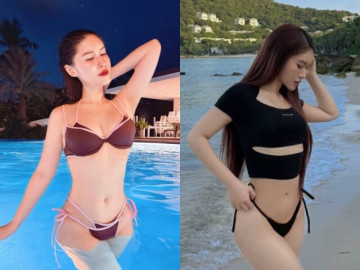 Con cưng "bà trùm" thủy sản bất ngờ khoe body bốc lửa ở hồ bơi, là tiểu thư nghìn tỷ sống trong căn hộ hơn 600m2