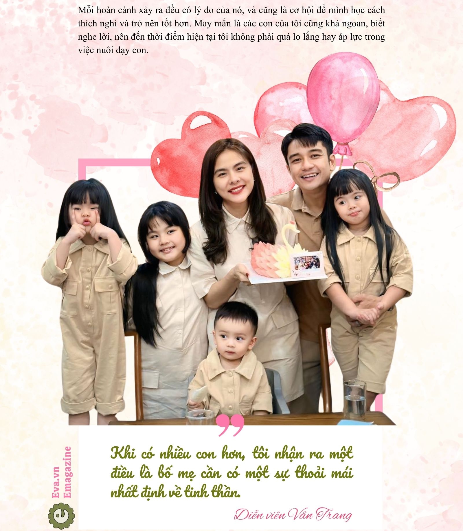 Sinh liên tiếp, Vân Trang nói điều khiến nhiều mẹ bỉm bất ngờ: “Chăm 4 con dễ hơn chăm 1 bé” - 12