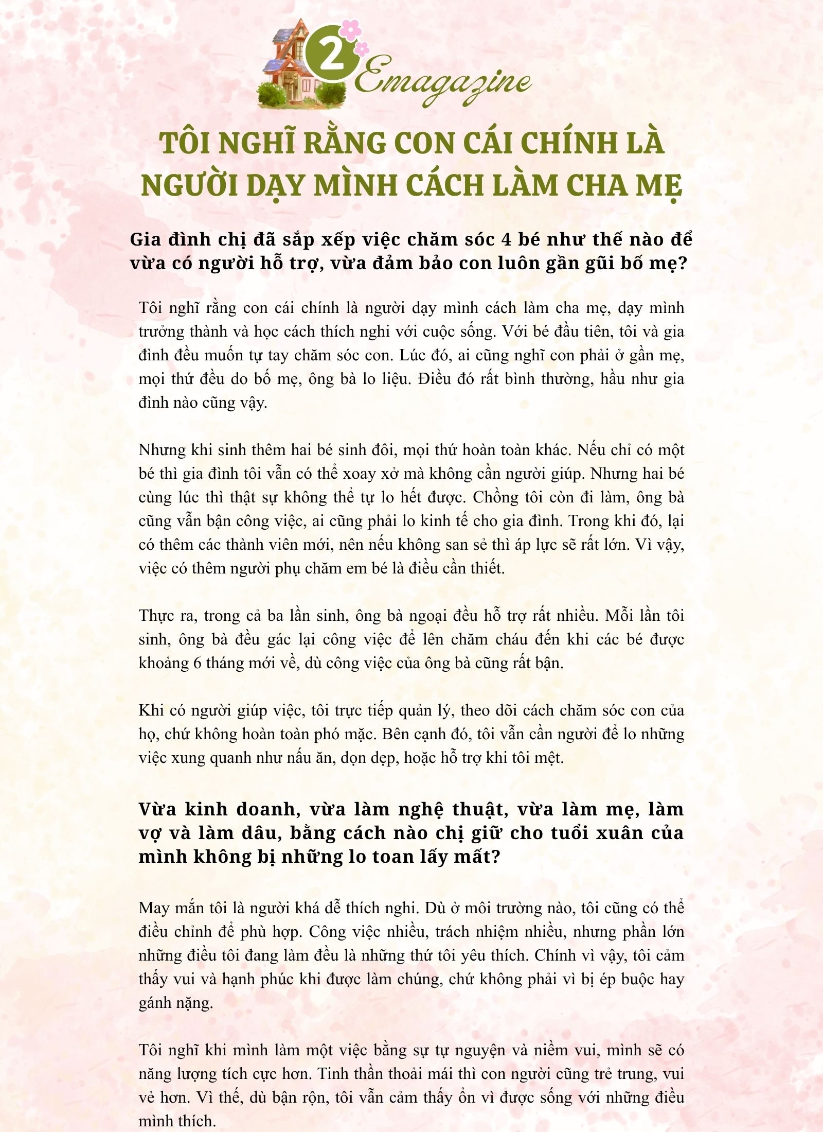 Sinh liên tiếp, Vân Trang nói điều khiến nhiều mẹ bỉm bất ngờ: “Chăm 4 con dễ hơn chăm 1 bé” - 14