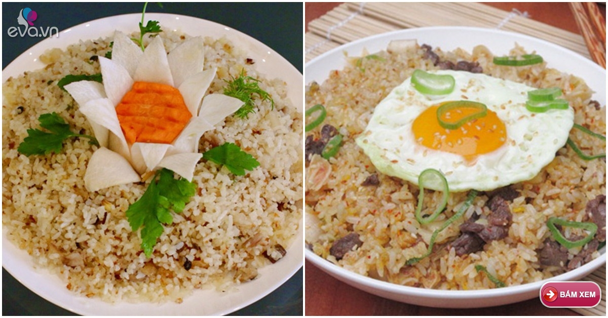 4 món cơm rang ngon cho ngày mới