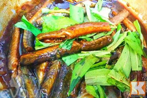 Cá kèo kho rau răm đậm chất Nam Bộ
