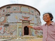 Nhà đẹp - Cụ già 86 tuổi chi hàng chục tỷ suốt 5 năm xây "cung điện gốm sứ" đẹp như mộng