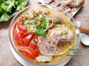Bếp Eva - Cách nấu bún mọc chân giò nhanh gọn cho bữa sáng