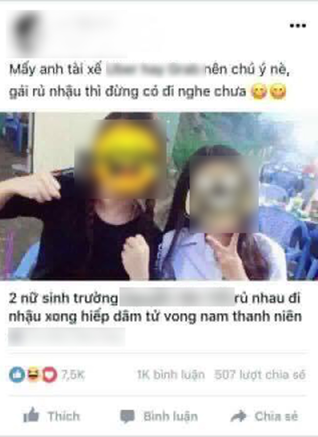 Nữ sinh bị đồn amp;#34;hiếp dâm một nam sinh đến chếtamp;#34; đòi tự tử và câu chuyện dễ dãi like, share - 1