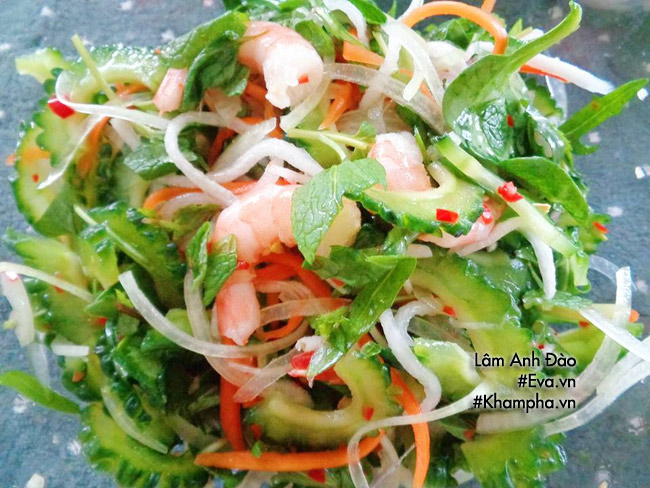Trổ tài làm nộm mướp đắng chua ngọt thanh mát mùa hè - 8