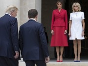 Thời trang - Sao mặc đẹp tuần: Phu nhân TT Mỹ, TT Pháp khiến cả thế giới thán phục