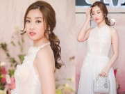 Thời trang - Hoa hậu Mỹ Linh khiến fan thấp thỏm vì mặc đầm mỏng như sương lấp ló nội y