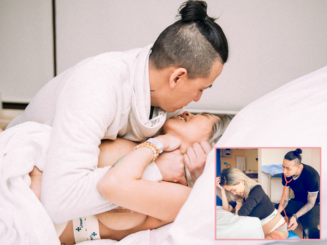 Bộ ảnh anh chồng soái ca cùng vợ 9x vượt cạn khiến hàng nghìn chị em phát hờn vì ghen tị