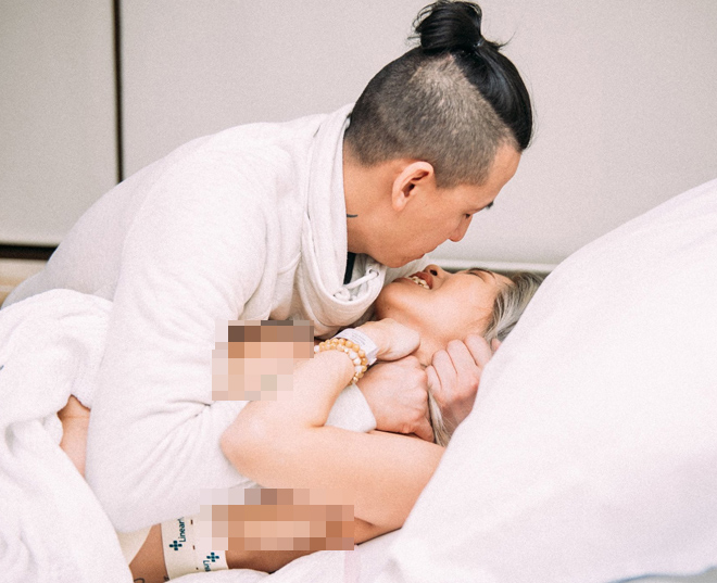 Bộ ảnh anh chồng soái ca cùng vợ 9x vượt cạn khiến hàng nghìn chị em amp;#34;phát hờnamp;#34; vì ghen tị - 4