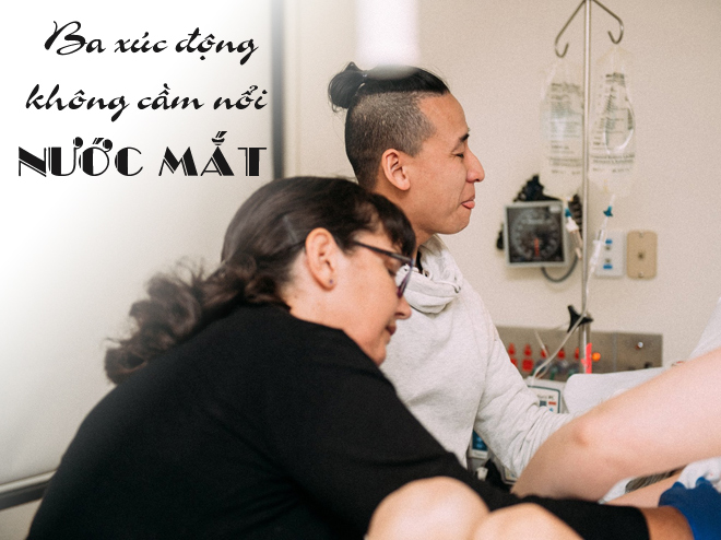 Bộ ảnh anh chồng soái ca cùng vợ 9x vượt cạn khiến hàng nghìn chị em amp;#34;phát hờnamp;#34; vì ghen tị - 3