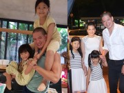 Làng sao - Sao Việt 24h qua: Bình Minh “làm xiếc” với hai con gái