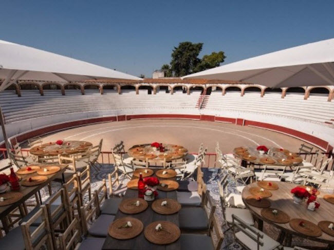 Du khách có thể tham gia các sự kiện tại đấu trường Plaza de Toros Oriente hay những trận đấu bò ở đây.
