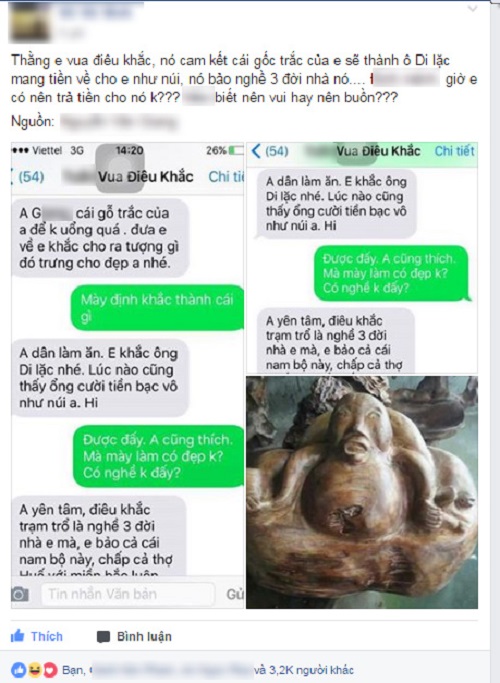 Tin tưởng giao khúc gỗ quý cho amp;#34;Vua điêu khắcamp;#34;, anh chàng nhận cái kết amp;#34;cười ra nước mắtamp;#34; - 1