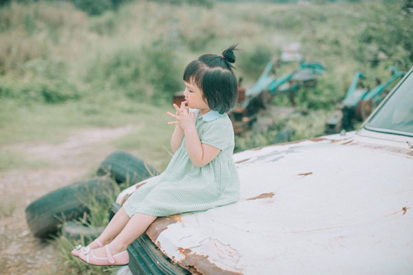 Bé gái Việt có cặp má phúng phính khiến nhiều người lầm tưởng là người Nhật - 16