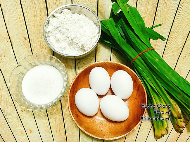 Bánh chiffon lá dứa mềm thơm, nhìn đã thấy mát mắt - 1