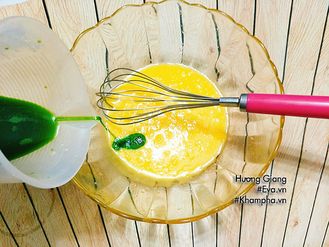 Bánh chiffon lá dứa mềm thơm, nhìn đã thấy mát mắt - 3