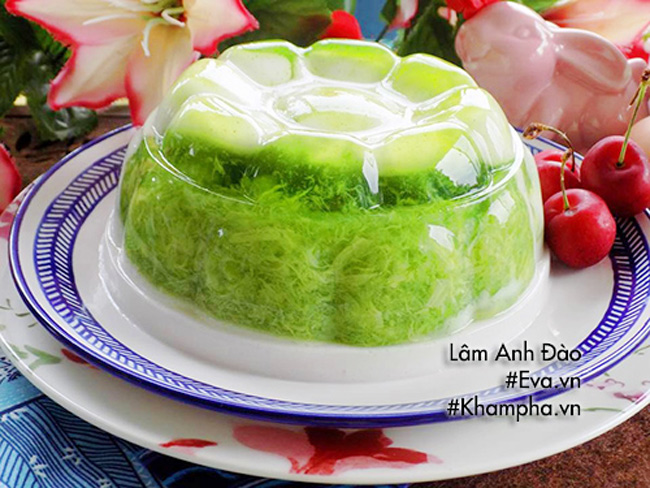 Trổ tài làm 5 món thạch lá dứa nhìn mát mắt, ăn mát lịm ngày hè - 5