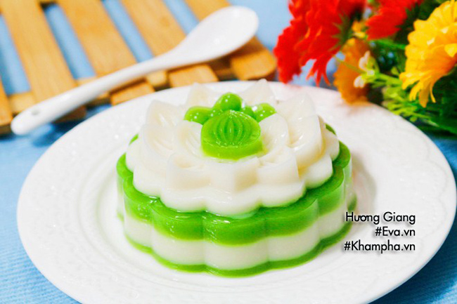 Trổ tài làm 5 món thạch lá dứa nhìn mát mắt, ăn mát lịm ngày hè - 3