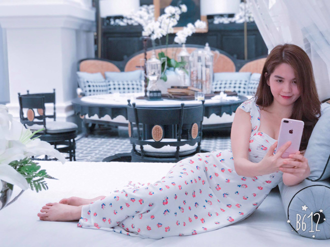 Ngoài những chiếc váy hở hang thì còn 1 Ngọc Trinh khác dịu dàng như tiên nữ - 7