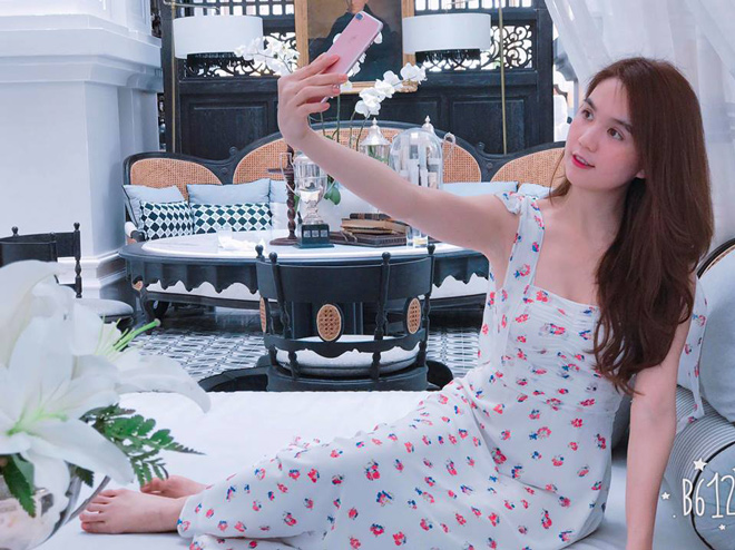 Ngoài những chiếc váy hở hang thì còn 1 Ngọc Trinh khác dịu dàng như tiên nữ - 8