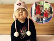 Làng sao - Ngắm hoài "tiểu công chúa" tròn vo, má phúng phính như bánh bao nhà HH Hương Giang