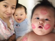 Làng sao - "Yêu hết sẩy" con trai 3 tháng tuổi ú na ú nần của diễn viên Khánh Hiền và chồng Việt kiều