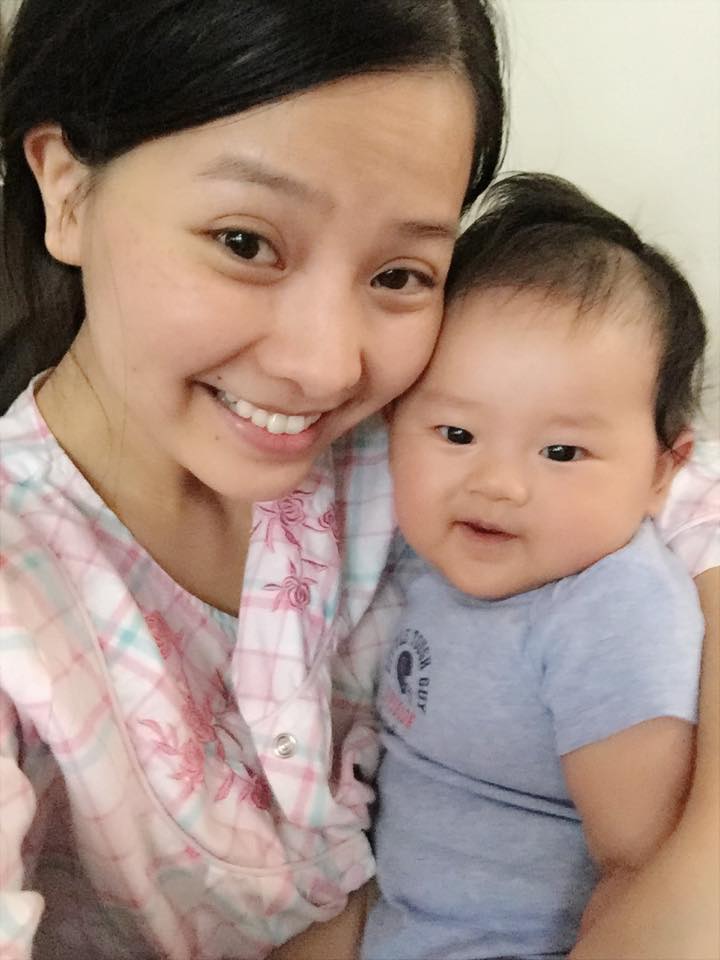 amp;#34;Yêu hết sẩyamp;#34; con trai 3 tháng tuổi ú na ú nần của diễn viên Khánh Hiền và chồng Việt kiều - 4