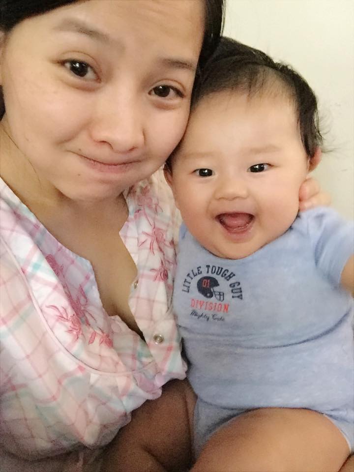 amp;#34;Yêu hết sẩyamp;#34; con trai 3 tháng tuổi ú na ú nần của diễn viên Khánh Hiền và chồng Việt kiều - 1