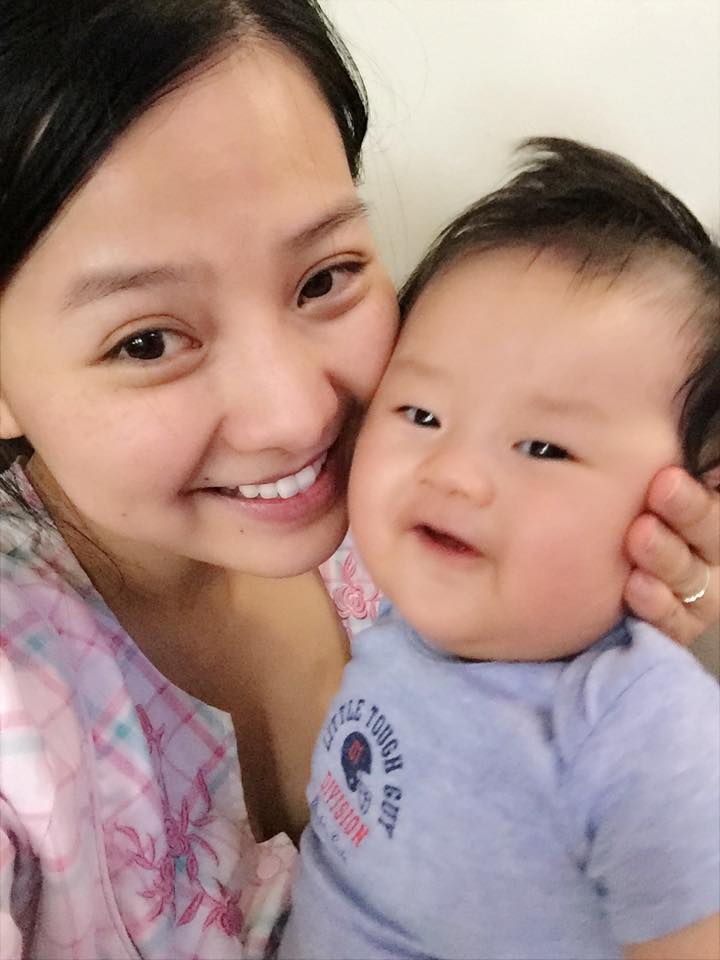 amp;#34;Yêu hết sẩyamp;#34; con trai 3 tháng tuổi ú na ú nần của diễn viên Khánh Hiền và chồng Việt kiều - 2