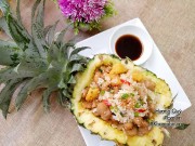 Bếp Eva - Bữa sáng no bụng với cơm chiên dứa dẻo thơm