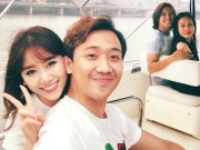 Làng sao - Hiếm hoi thấy chồng Việt Hương đi du lịch cùng vợ và cặp Trấn Thành - Hari Won