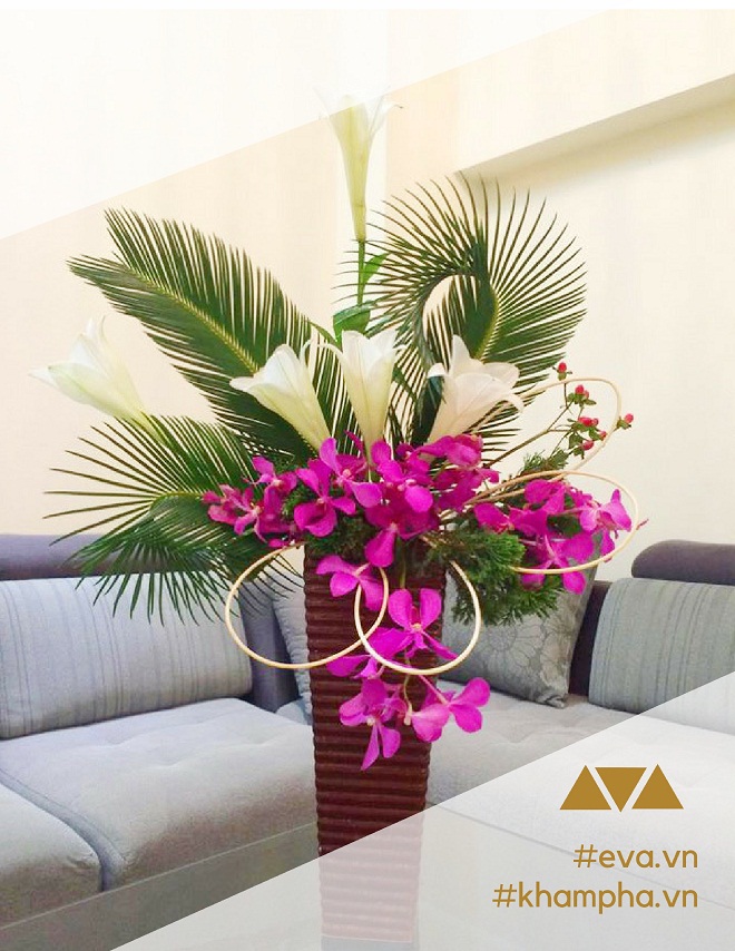 Học mẹ Việt cắm bình hoa amp;#34;trăm sắc màuamp;#34; đẹp mê mẩn, bày nhà rực rỡ - 11