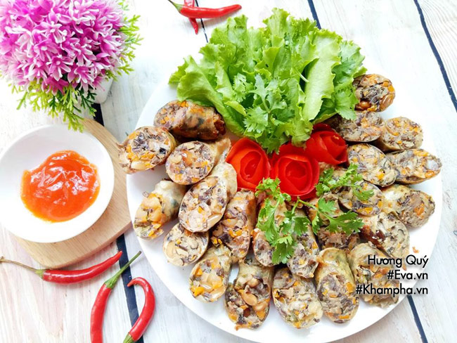 Lòng heo nhồi thịt chiên vừa lạ vừa ngon, ai ăn cũng mê - 11