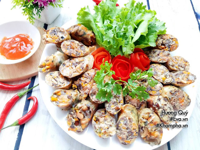 Lòng heo nhồi thịt chiên vừa lạ vừa ngon, ai ăn cũng mê - 10