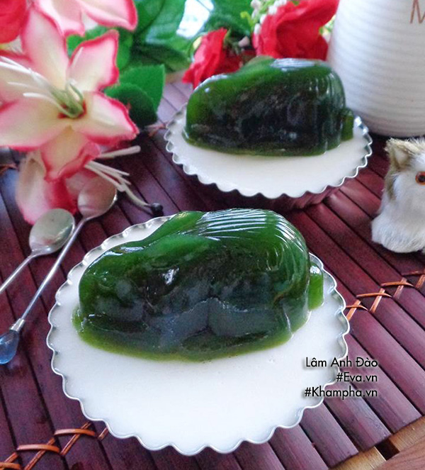 Trắng da, mịn màng với cách làm thạch rau má cực ngon - 11
