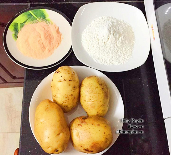 cách làm khoai tây lắc phô mai ngon